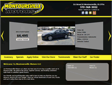 Tablet Screenshot of montoursvillemotors.com